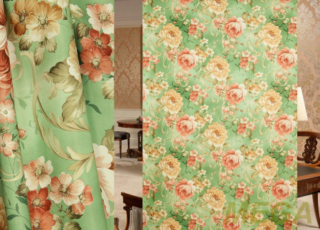 Ткани портьерные Печать Блэкаут ERT WBK3910-1/280 BLPech