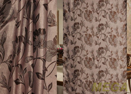 Ткани портьерные Жаккард Блэкаут ERT SBJ330-9/280 Bl