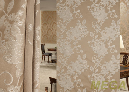 Ткани портьерные Рельеф Жаккард HM CK1702-13/140 PJak