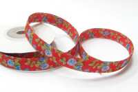Лента атласная декоративная "розы" 13мм (уп.10ярд)