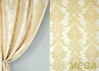 Ткани портьерные Однотон Жаккард HM 1290-04/280 PJak