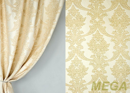 Ткани портьерные Однотон Жаккард HM 1290-04/280 PJak