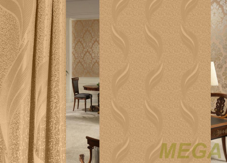 Ткани портьерные Однотон Жаккард ZG 208-12/100