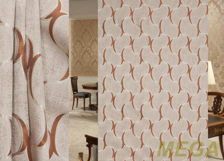 Ткани портьерные Рельеф Жаккард ZG 1003-01/150