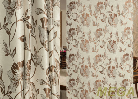 Ткани портьерные Жаккард Блэкаут ERT SBJ330-23/280 Bl