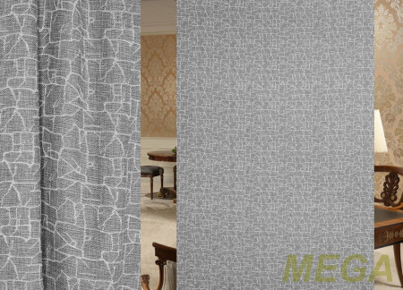 Ткани портьерные Жаккард Лен HT 6598-V101/280 P Jak