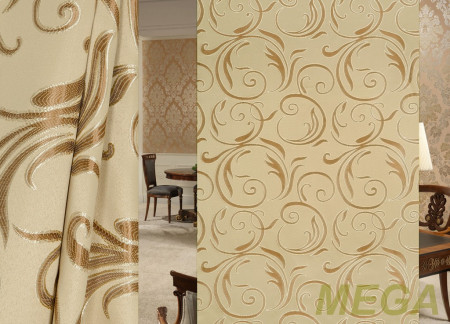 Ткани портьерные Рельеф Жаккард HT6307-146/150 P Jak