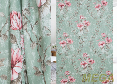 Ткани портьерные Печать Блэкаут TC PDX2418-5B/280 BLPech