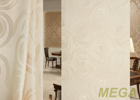 Ткани портьерные Однотон Жаккард HT5147-3001/150 P Jak