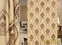 Ткани портьерные Жаккард Блэкаут HXN HF3323-10/280 BL