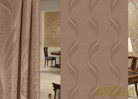 Ткани портьерные Однотон Жаккард ZG 208-04/100