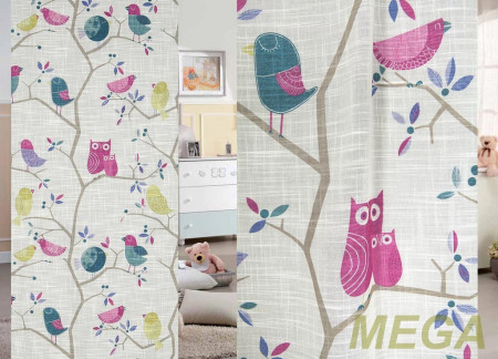 Ткани портьерные Печать HX 70005-A/280 LPech