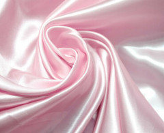 Атлас Сатин 100% п/эстер 100гр/м погон гладь (Св. розовый)