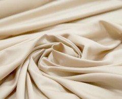 Атлас Сатин 100% п/эстер 100гр/м погон гладь (Молочный 0103)