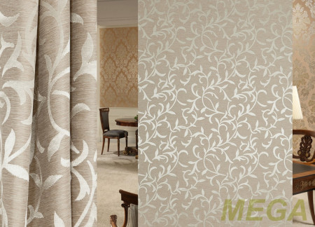 Ткани портьерные Однотон Жаккард ERT AND1329-6/150 P Jak