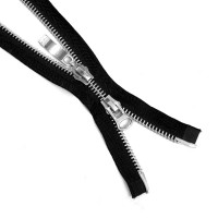 Молния металл никель Т-8 2 замка Разъемная 85см в Нальчике