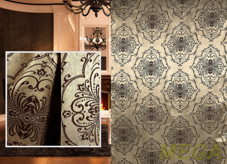 Ткани портьерные Однотон Жаккард HXN HX397-02/280 P Jak