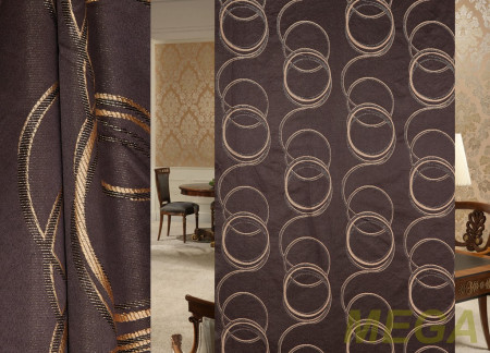 Ткани портьерные Рельеф Жаккард HXN HX712-1/150 P