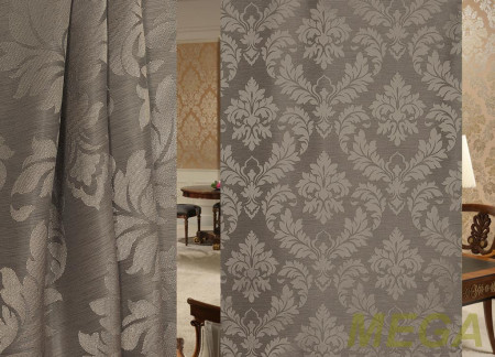 Ткани портьерные Однотон Жаккард GL FY1152-14/150 PJak