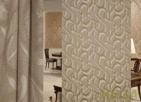 Ткани портьерные Однотон Жаккард LL ZELI56-H2460/280 P