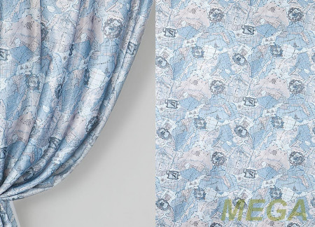 Ткани портьерные Печать Сатен ERT ST1125-2/280 P Pech