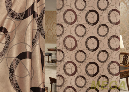 Ткани портьерные Жаккард Блэкаут JL BKJ-1452-119/280 Bl