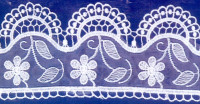 Кружево № 7501726 шир 75мм(уп.9м)
