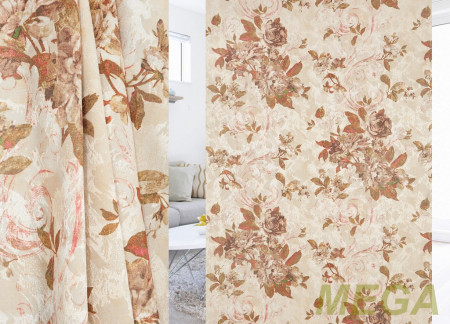 Ткани портьерные Печать Жаккард GL PP1085-2/150 P Pech