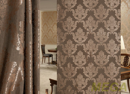 Ткани портьерные Однотон Жаккард HT FY1145-14/280 P Jak