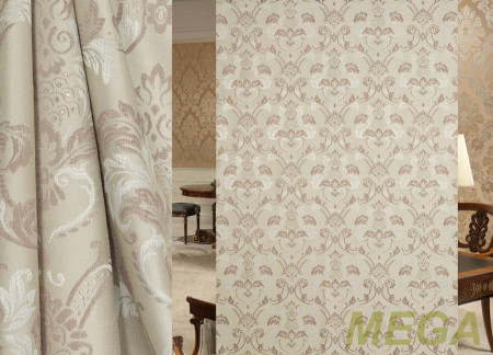 Ткани портьерные Многоцвет Жаккард HLS 85458-K0107/290 PJac