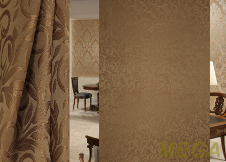 Ткани портьерные Однотон Жаккард HT6378-3007-2/150 P Jak