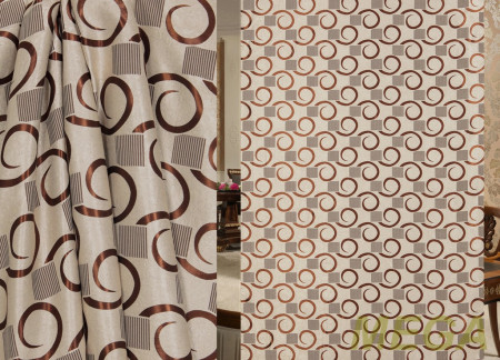 Ткани портьерные Жаккард Блэкаут JL BKJ-1312-23/280 Bl