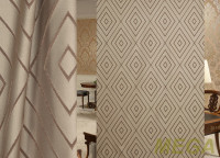 Ткани портьерные Многоцвет Жаккард AL F-3930-2501/285 PJac