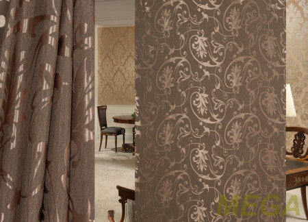 Ткани портьерные Однотон Жаккард HT FYOOH-14/280 P Jak