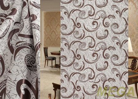 Ткани портьерные Жаккард Блэкаут ERT SBJ133-6/280 Bl