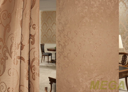 Ткани портьерные Однотон Жаккард ZG 1502-04/150