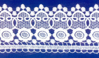 Кружево № 7505385 шир 75мм(уп.9м)
