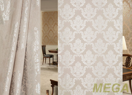 Ткани портьерные Однотон Жаккард HT FY1145-3/280 P Jak