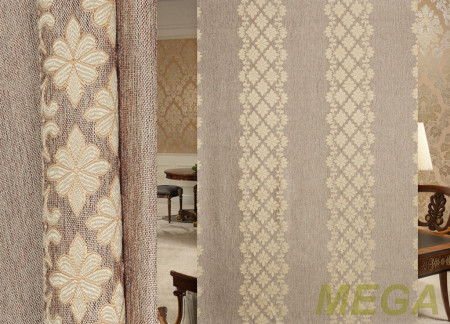 Ткани портьерные Однотон Жаккард HXN A0685-4/280 P Jak