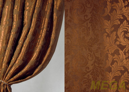 Ткани портьерные Однотон Жаккард ERT AND1307-17/280 P Jak