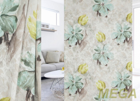 Ткани портьерные Печать Жаккард GL PP1081-2/150 P Pech