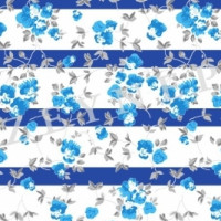 Полотно трикотажное Кулирка 30/1 набивная в рулоне  в Нальчике