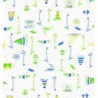 Полотно трикотажное Кулирка 30/1 набивная в рулоне  в Нальчике