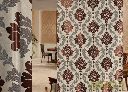 Ткани портьерные Жаккард Блэкаут JL BKJ-1485-23/280 Bl