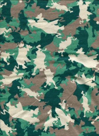 Полотно трикотажное Кулирка 30/1 набивная в рулоне  в Нальчике