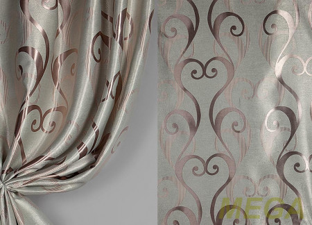 Ткани портьерные Жаккард Блэкаут FAN JYB-42-3/280 Bl