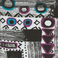 Полотно трикотажное Кулирка 30/1 набивная в рулоне  в Нальчике