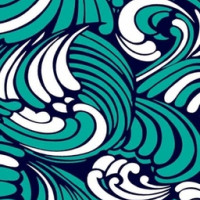 Полотно трикотажное Кулирка 30/1 набивная в рулоне  в Нальчике