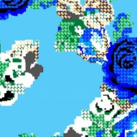 Полотно трикотажное Кулирка 30/1 набивная в рулоне  в Нальчике