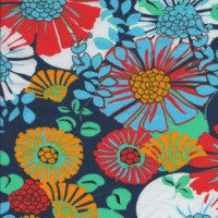 Полотно трикотажное Кулирка 30/1 набивная в рулоне  в Нальчике